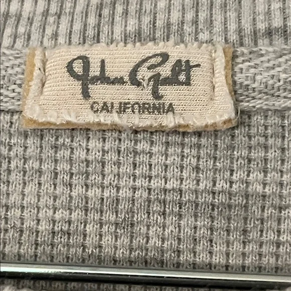 Brandi Melville/J.Galt Gray Cropped California Long Sleeve Shirt, W  Medium - Picture 2 of 7